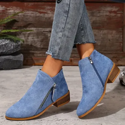 【🔥Ma 60% kedvezmény - ne maradj le】🔥Kényelmes, magas szárú velúr alkalmi cipők✅Lábtámasz és extra kényelem