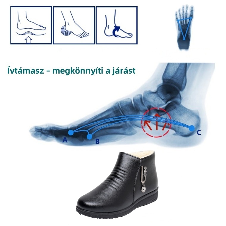 (🔥Ma 50% kedvezménnyel - ne hagyd ki ezt a lehetőséget) ⏰ - Puha és kényelmes, eredeti gyapjú női bőr cipő (ívtámasz - megkönnyíti a járást)