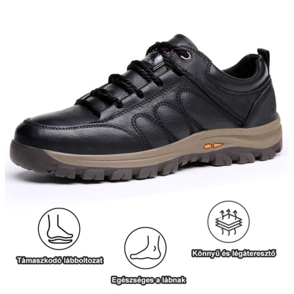 【🎁50% kedvezmény ma - ne hagyd ki】 Ergonomikus kialakítású ortopéd cipő - kiváló minőségű bőr + kézzel varrott 👞