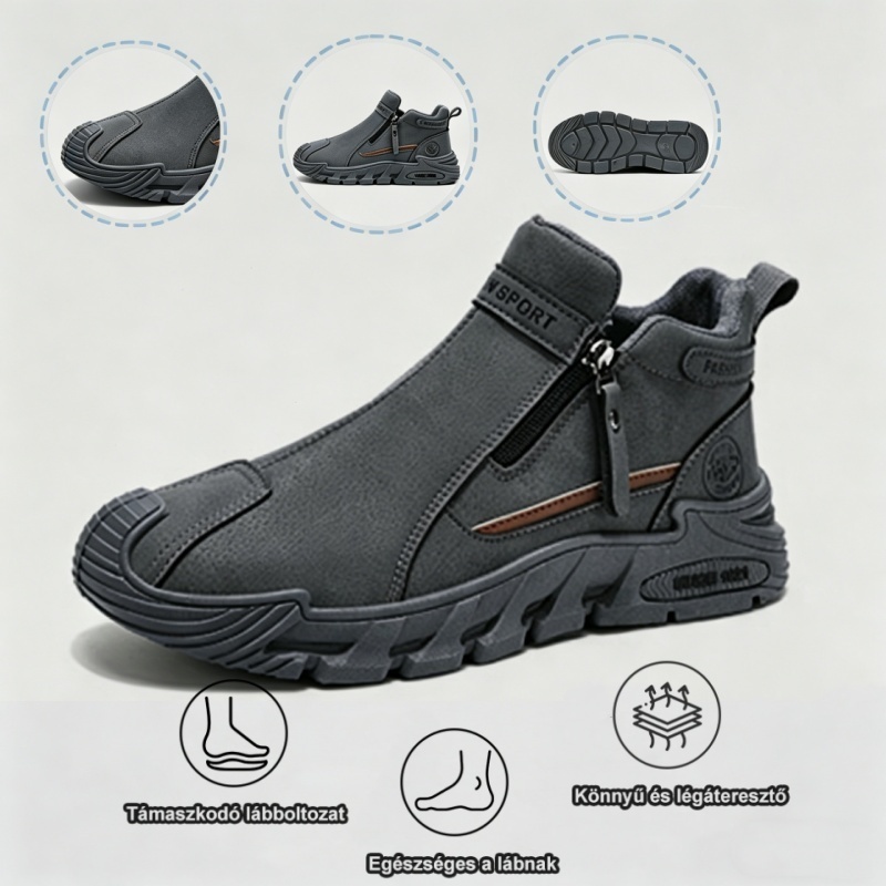 (🔥 Ma 60% kedvezmény – ne hagyja ki!) APEXA® – ortopéd sportcipő férfiaknak ✅ Búcsút a lábfájdalomnak, egész napos kényelmet!