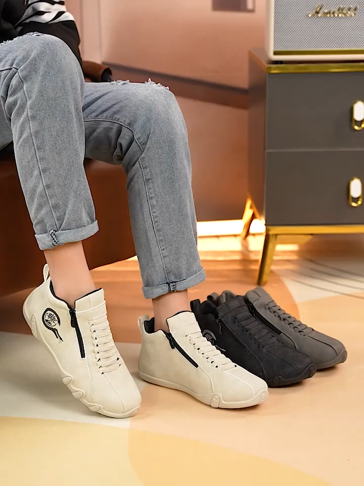 【🎁60% kedvezmény ma - ne hagyd ki】 Ergonomikus kialakítású ortopéd cipő - kiváló minőségű bőr + kézzel varrott 👞