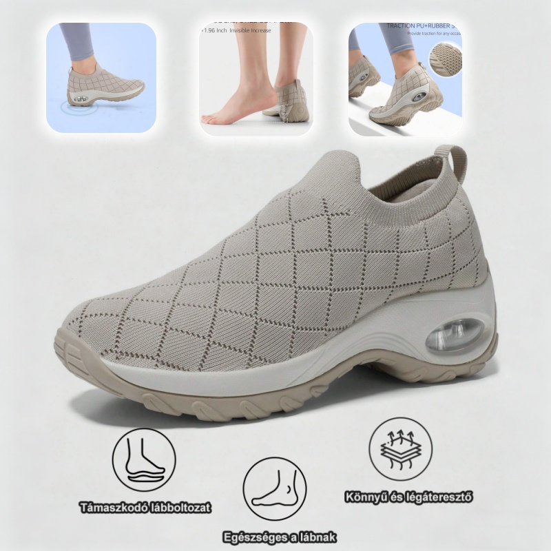 (🔥60% kedvezmény ma - ne maradj le!) APEXA® - Női ortopédiai párnázott cipők ✅ Mondj búcsút a lábfájásnak, és élvezd az egész napos kényelmet!