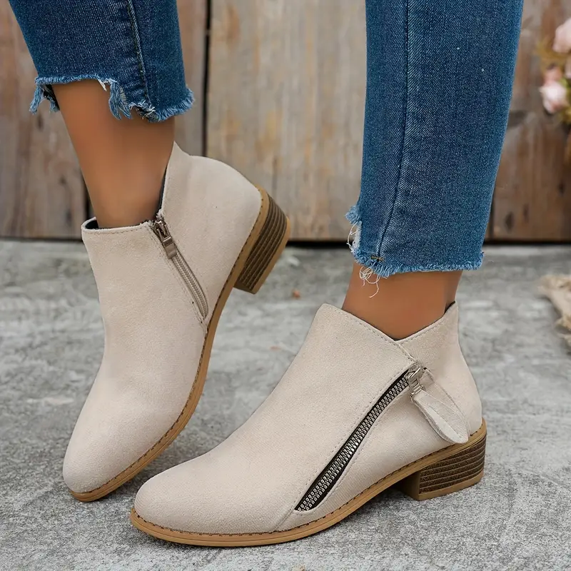 【🔥Ma 60% kedvezmény - ne maradj le】🔥Kényelmes, magas szárú velúr alkalmi cipők✅Lábtámasz és extra kényelem