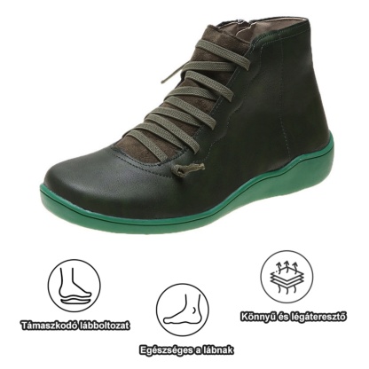 [🎁50% kedvezmény még ma – ne hagyd ki] Ergonomikus kialakítású női bőrcsizma – hatékonyan enyhíti a járási fájdalmat👞Állítsa be a megfelelő testtartást