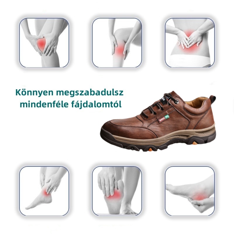 【🎁50% kedvezmény ma - ne hagyd ki】 Ergonomikus kialakítású ortopéd cipő - kiváló minőségű bőr + kézzel varrott 👞