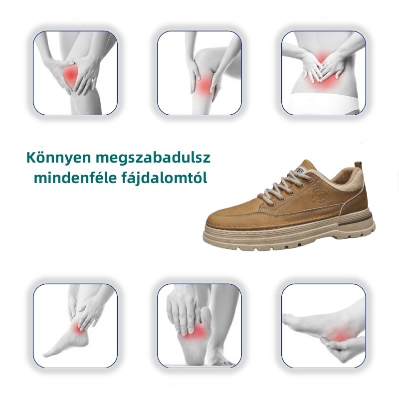 【🎁50% kedvezménnyel ma - ne hagyd ki】Ergonomikus kialakítású ortopéd cipő - megőrzi az egyensúlyt és korrigálja a testtartást 👞Enyhítsd a lábfájdalmakat három nap alatt