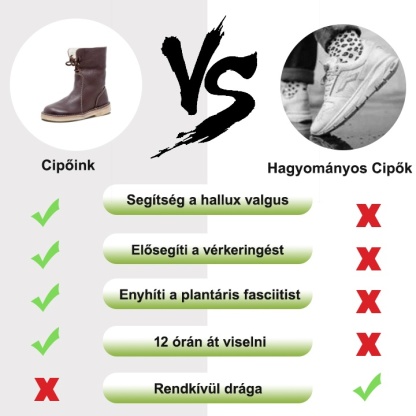 🎁[50% kedvezmény ma – ne hagyd ki] Ergonomikus kialakítású ortopéd cipő - kiváló minőségű bőr + téli gyapjú bélés + kézzel varrott 👞