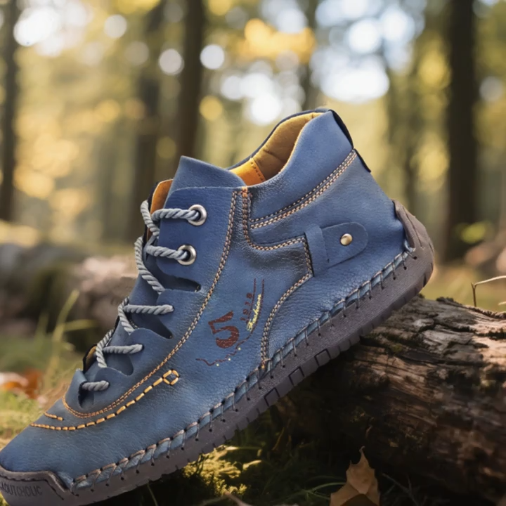 【🎁60% kedvezmény ma - Ne hagyja ki】Ergonómiailag tervezett ausztrál bőr ortopéd cipők - Kiváló minőségű bőr + kézzel varrott 👞