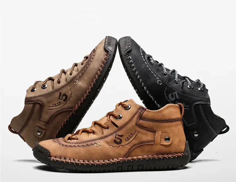 【🎁60% kedvezmény ma - Ne hagyja ki】Ergonómiailag tervezett ausztrál bőr ortopéd cipők - Kiváló minőségű bőr + kézzel varrott 👞