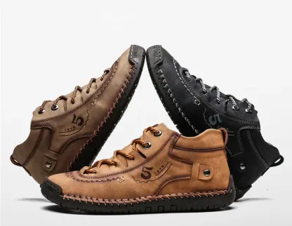 【🎁60% kedvezmény ma - Ne hagyja ki】Ergonómiailag tervezett ausztrál bőr ortopéd cipők - Kiváló minőségű bőr + kézzel varrott 👞