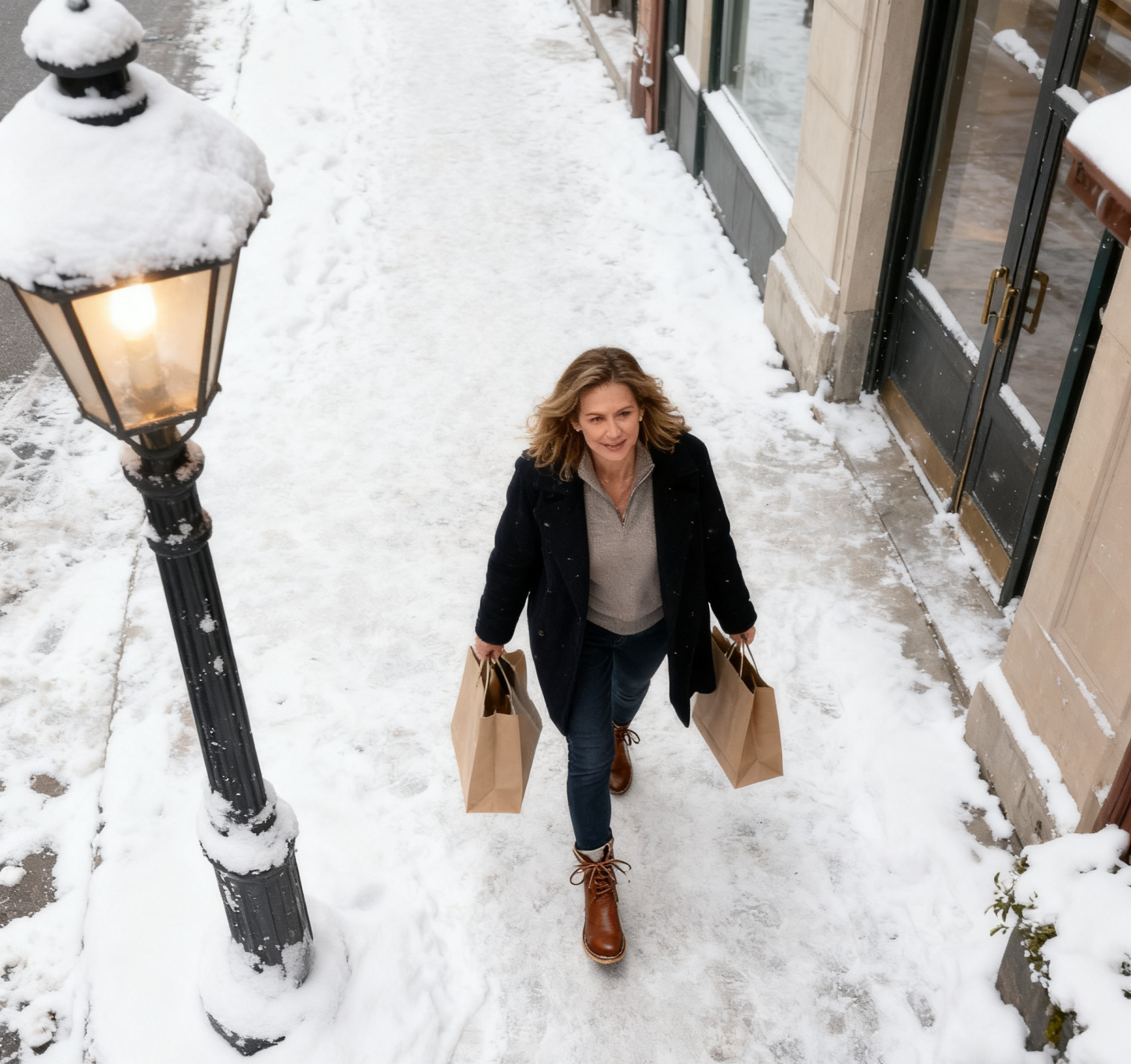(🔥60% kedvezmény ma - ne hagyja ki ezt a lehetőséget) ⏰ - Puha és kényelmes vintage báránybőr csizma (lábboltozat-támasz - megkönnyíti a járást)