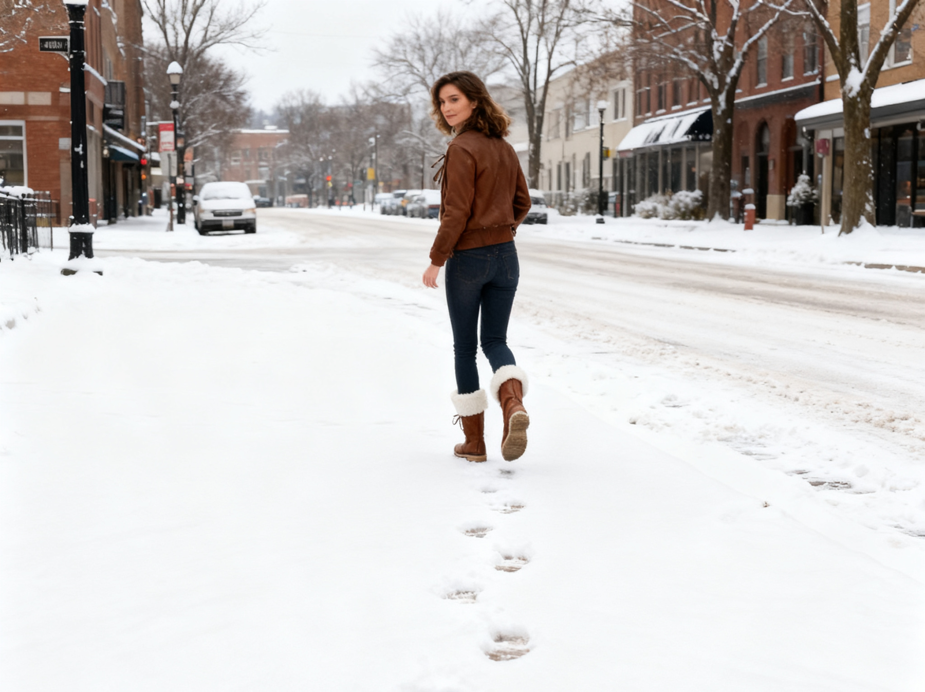 (🔥60% kedvezmény ma - ne hagyja ki ezt a lehetőséget) ⏰ - Puha és kényelmes vintage báránybőr csizma (lábboltozat-támasz - megkönnyíti a járást)