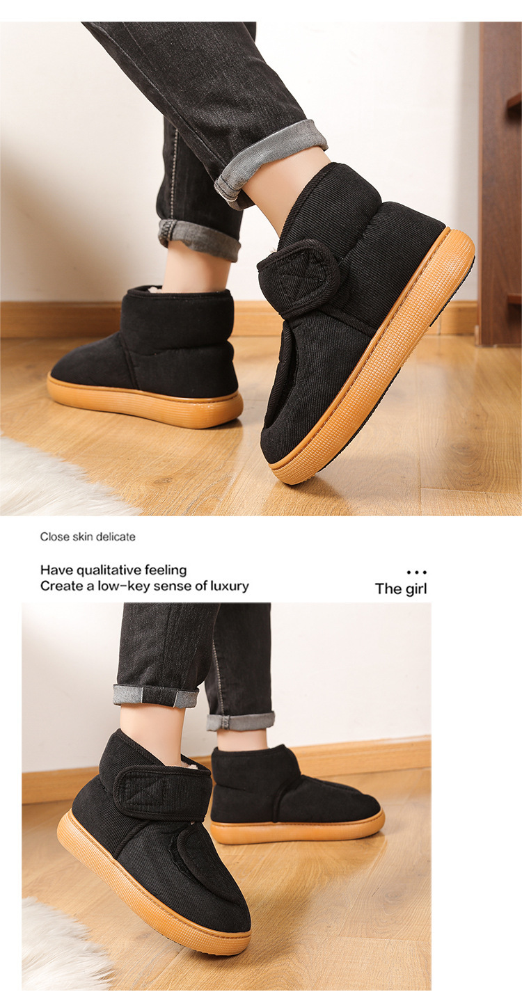 (🔥60% kedvezmény ma - ne hagyd ki!)⏰ Ergonomikus - Puha és kényelmes gyapjú meleg cipő (lábboltozat-támasztással - megkönnyítve a járást)