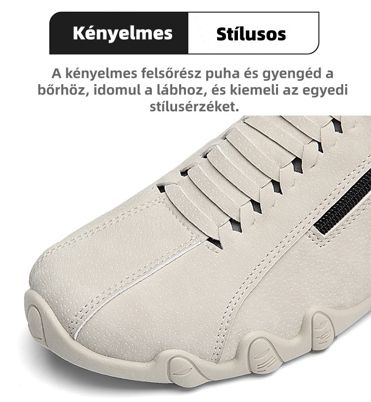 【🎁60% kedvezmény ma - ne hagyd ki】 Ergonomikus kialakítású ortopéd cipő - kiváló minőségű bőr + kézzel varrott 👞