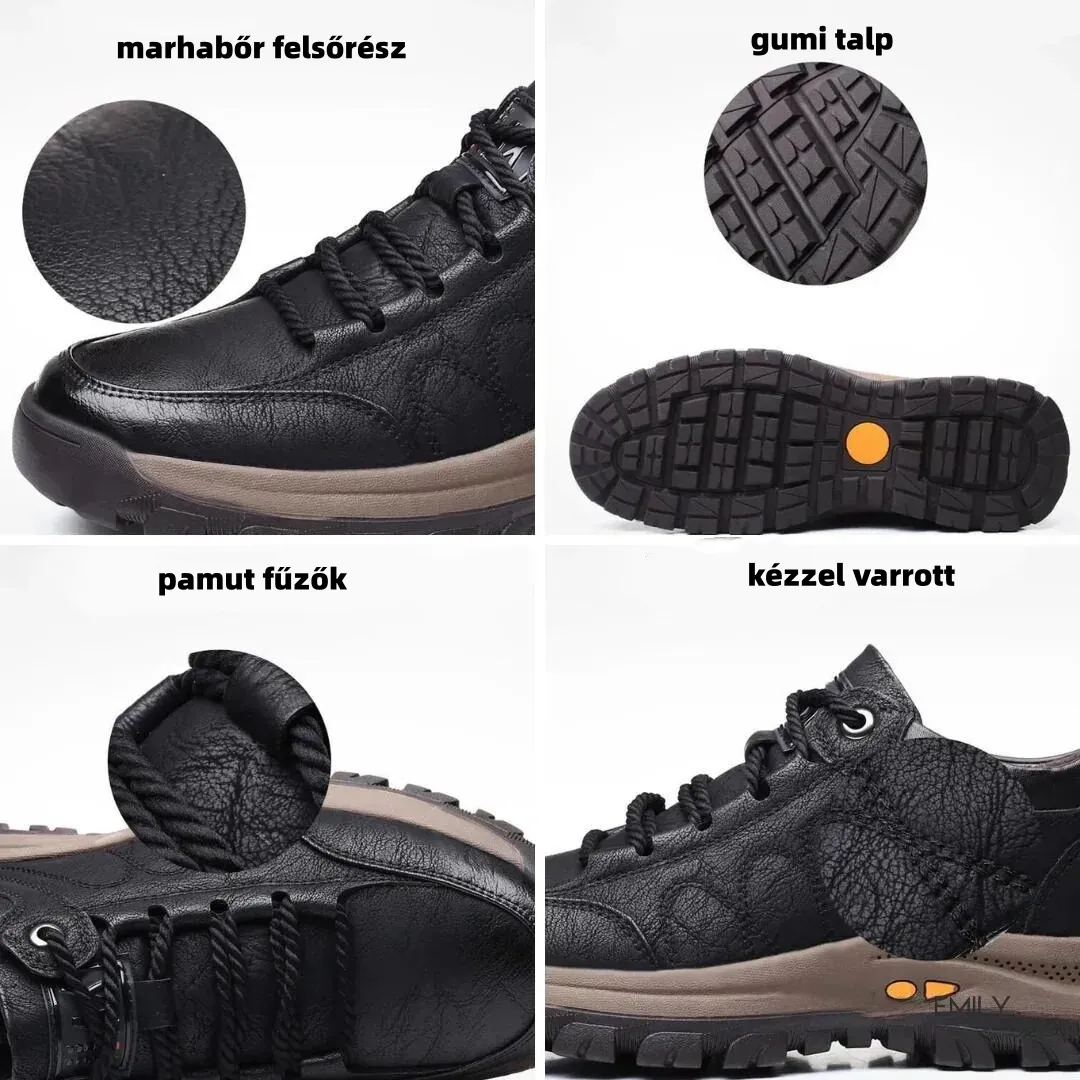 【🎁60% kedvezmény ma - Ne hagyja ki】Ergonómiailag tervezett ausztrál bőr ortopéd cipők - Kiváló minőségű bőr + kézzel varrott 👞