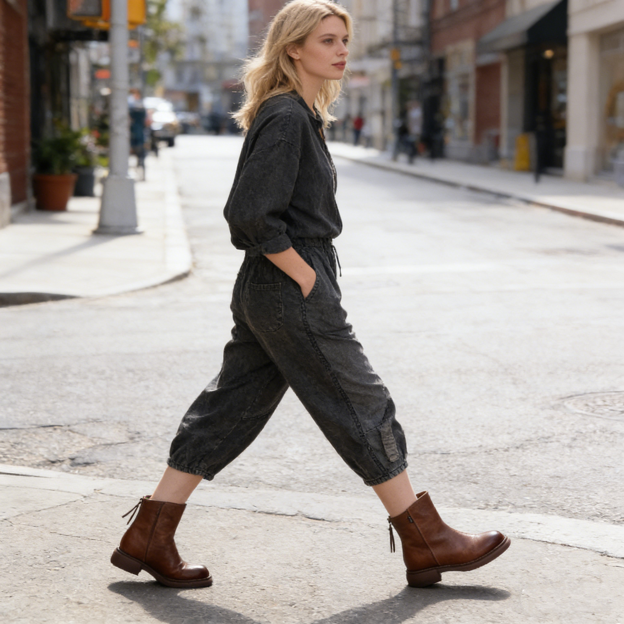 (🔥60% kedvezmény ma - ne maradj le!) ⏰ - APEAXA® márka - puha és kényelmes ortopéd bokacsizma ✅ (enyhíti a lábfájdalmat)