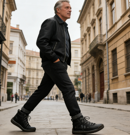 【🎁60% kedvezmény ma - Ne hagyja ki】Ergonómiailag tervezett ausztrál bőr ortopéd cipők - Kiváló minőségű bőr + kézzel varrott 👞