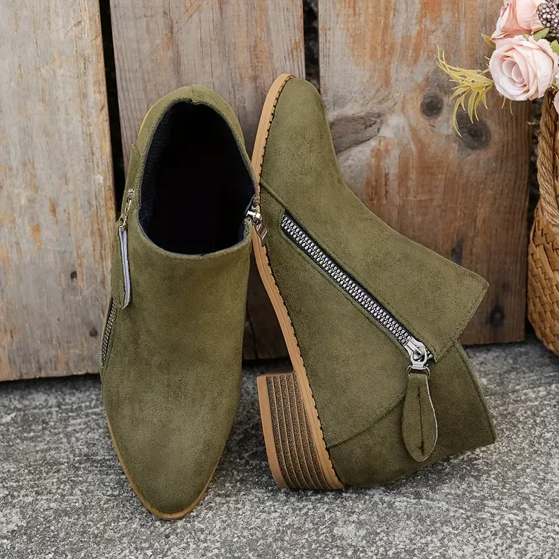 【🔥Ma 60% kedvezmény - ne maradj le】🔥Kényelmes, magas szárú velúr alkalmi cipők✅Lábtámasz és extra kényelem