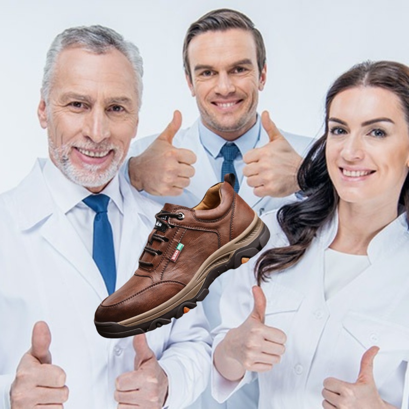 【🎁50% kedvezmény ma - ne hagyd ki】 Ergonomikus kialakítású ortopéd cipő - kiváló minőségű bőr + kézzel varrott 👞