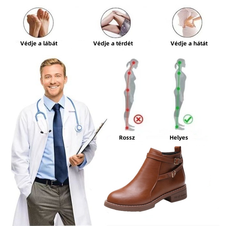 [🎁50% kedvezmény még ma – ne hagyd ki] Ergonomikus kialakítású női bőrcipő – hatékonyan enyhíti a járás fájdalmait👞Állítsa be az emberi test helyes testtartását