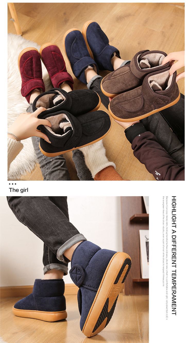 (🔥60% kedvezmény ma - ne hagyd ki!)⏰ Ergonomikus - Puha és kényelmes gyapjú meleg cipő (lábboltozat-támasztással - megkönnyítve a járást)