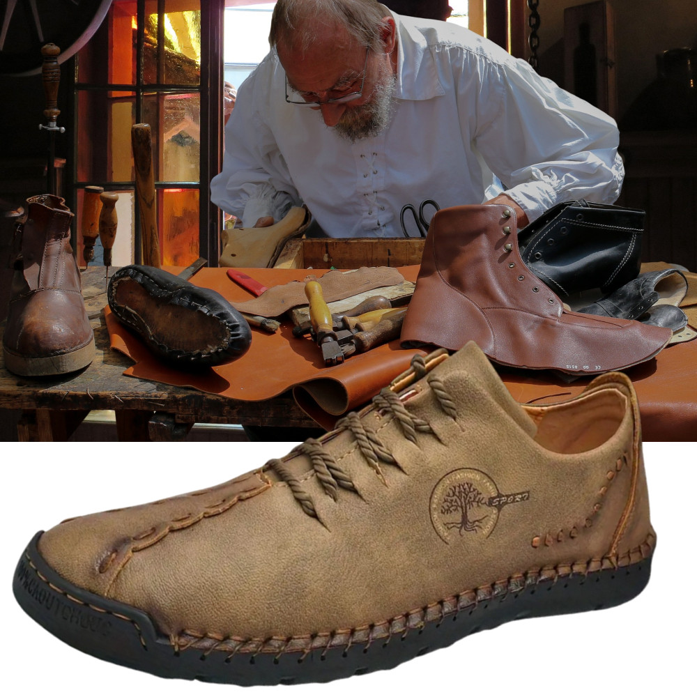 ⏰Limited Time Sale 70% OFF-Men'S Big & Tall Casual Loafers - Slip-Resistant Non-Slip Rubber Sole, Cushioned EVA Insole