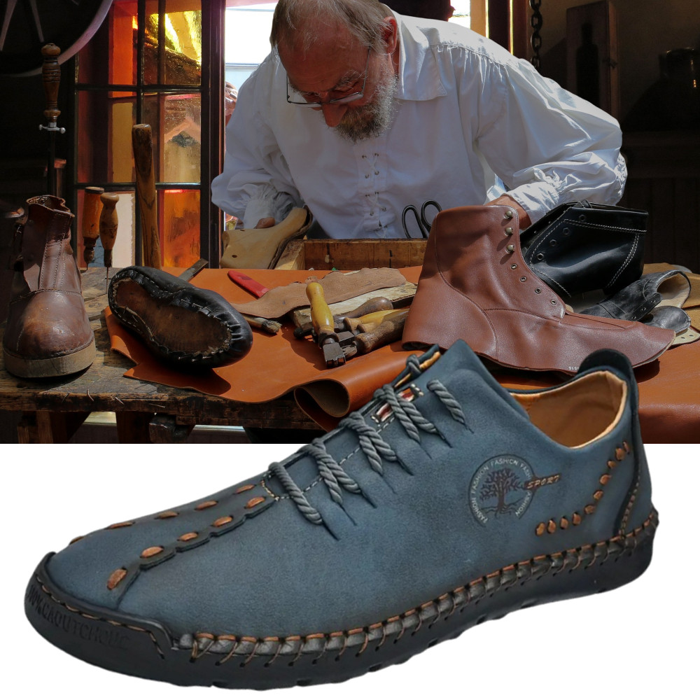 ⏰Limited Time Sale 70% OFF-Men'S Big & Tall Casual Loafers - Slip-Resistant Non-Slip Rubber Sole, Cushioned EVA Insole