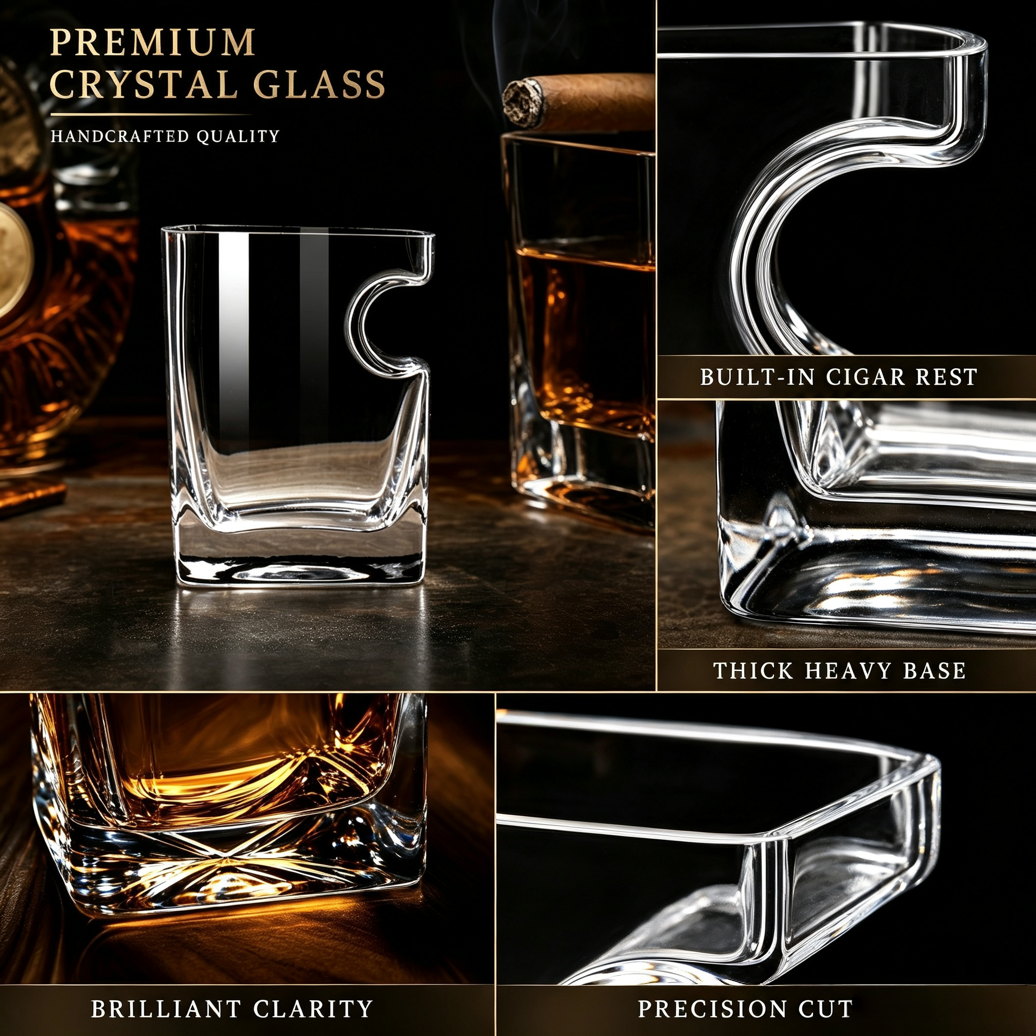🔥 Last Day 49% OFF – 3D Whisky Artisan Glassware Collection