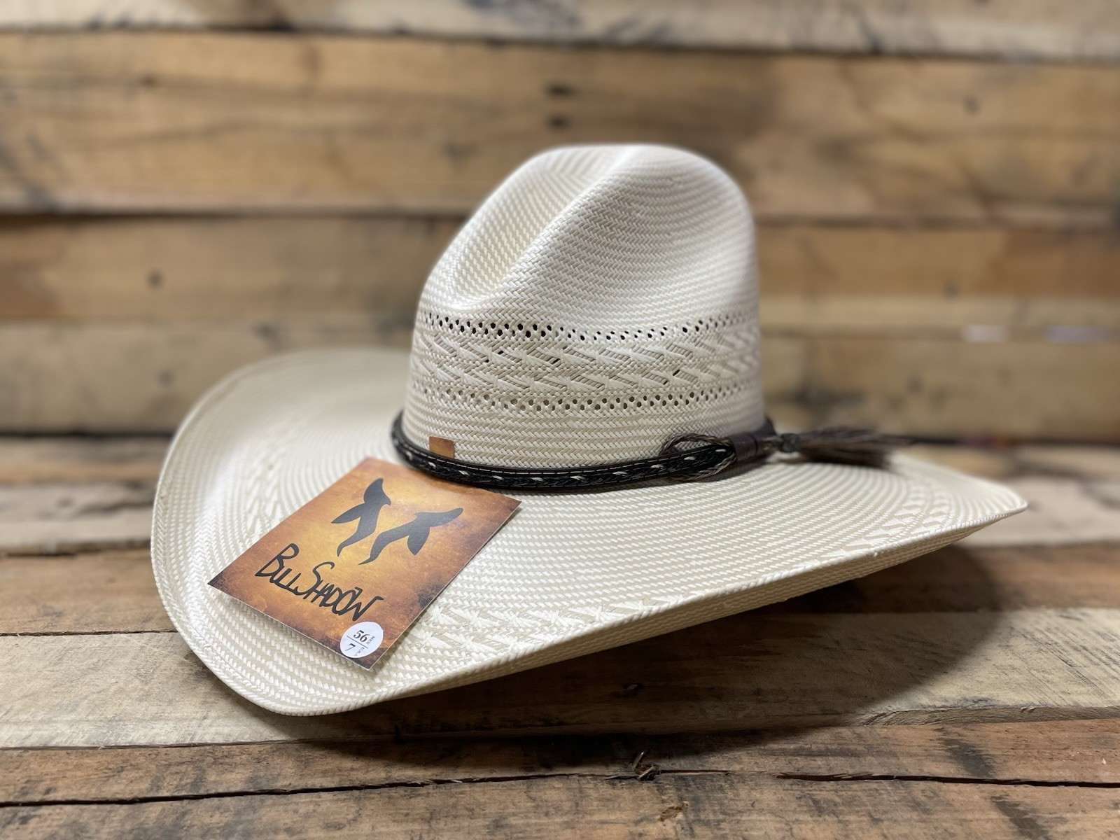 Natural Cowboy Western Straw Hat 750X Gus Style
