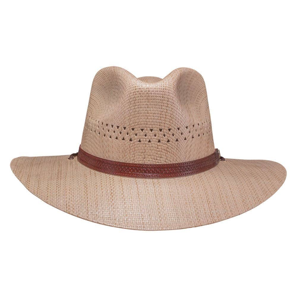 Barnett | Mens Wide Brim Firm Straw Sun Hat