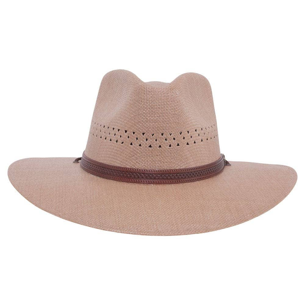 Barnett | Mens Wide Brim Firm Straw Sun Hat
