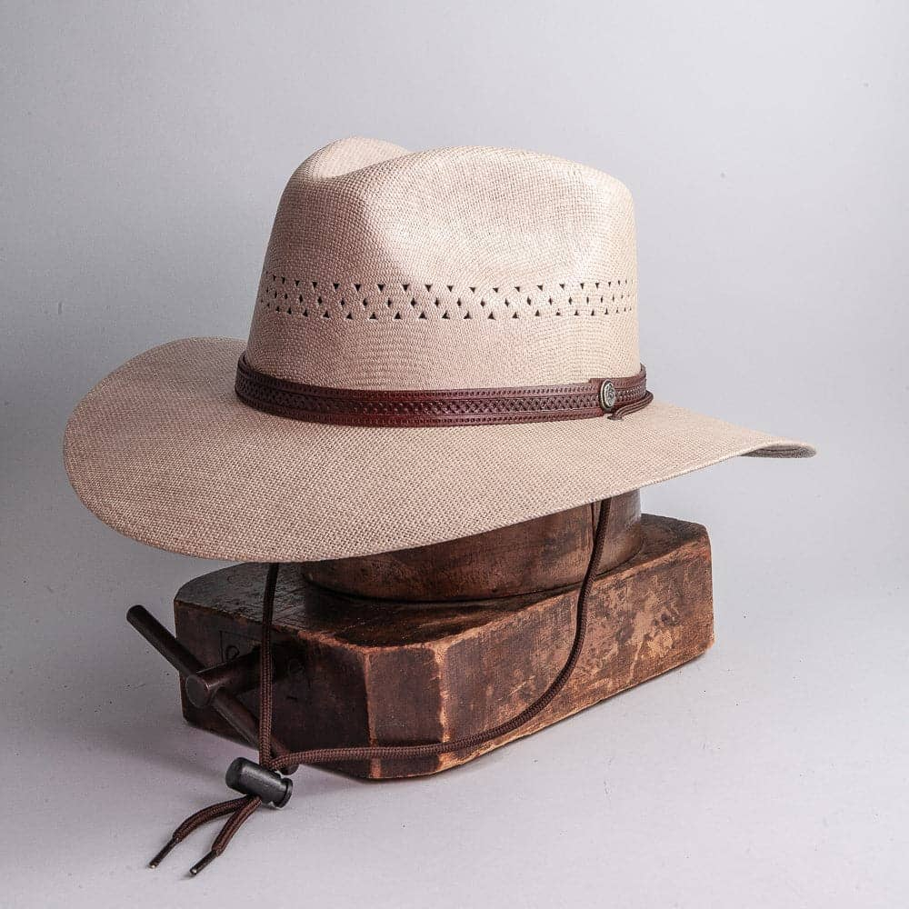 Barnett | Mens Wide Brim Firm Straw Sun Hat