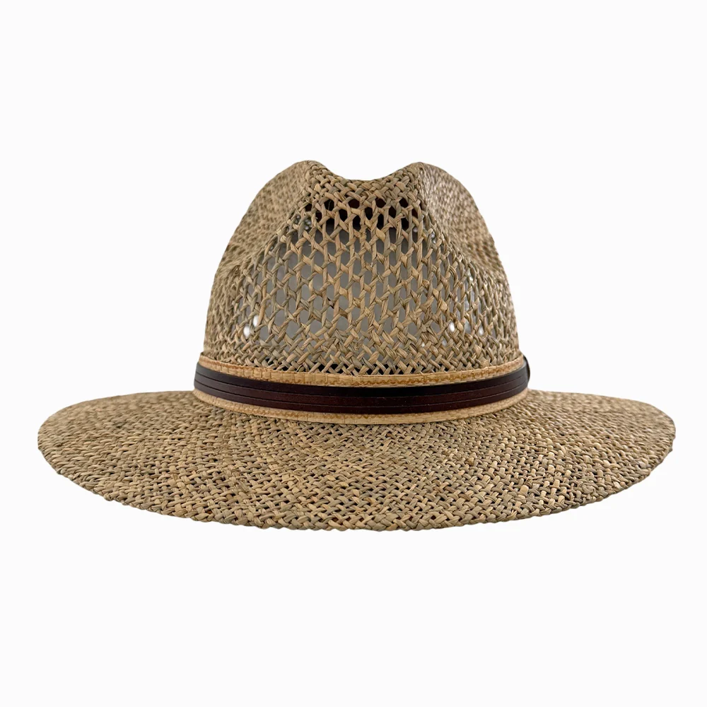 Mens Seagrass Straw Sun Hat