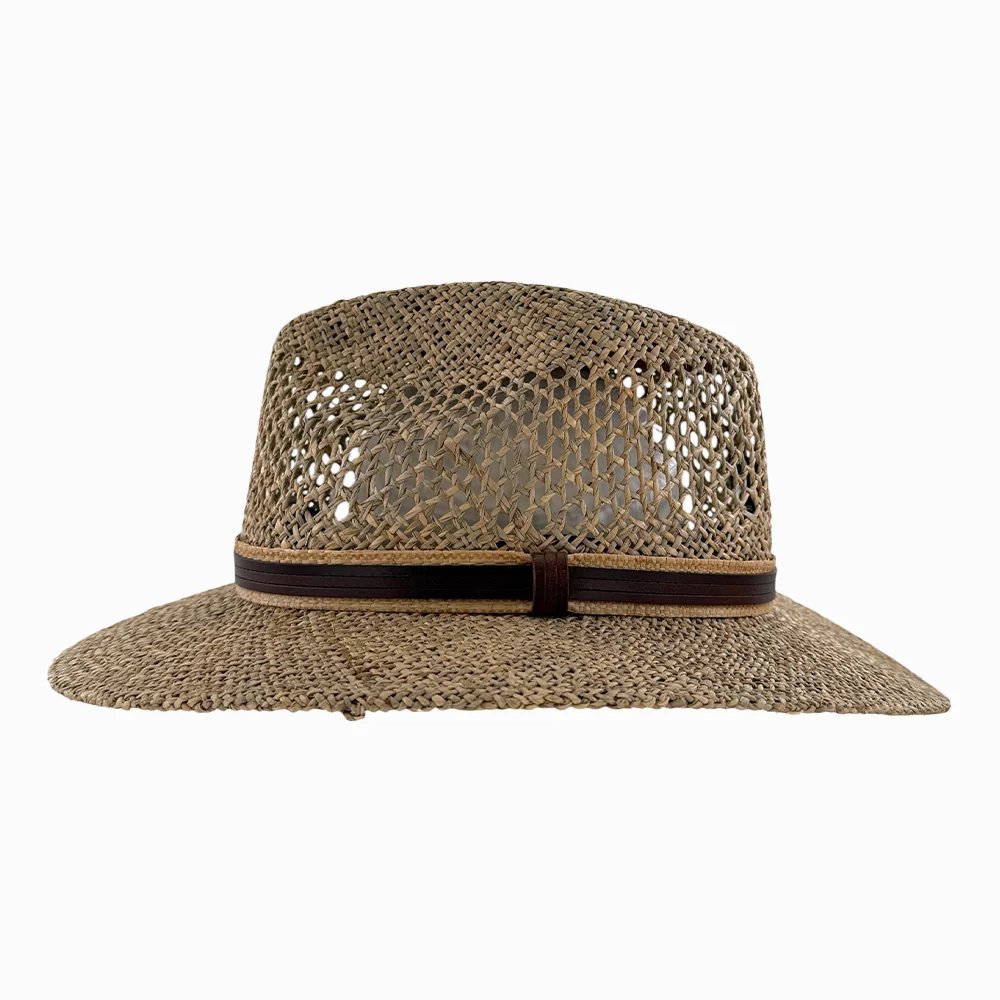 Mens Seagrass Straw Sun Hat