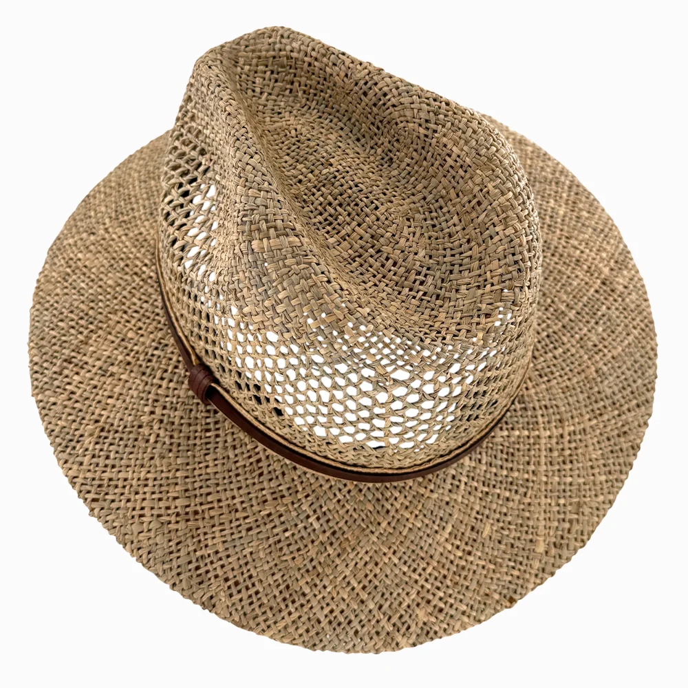 Mens Seagrass Straw Sun Hat