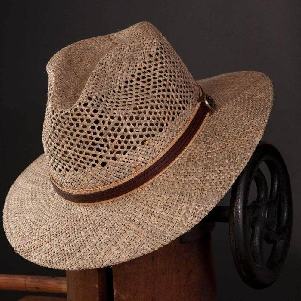 Mens Seagrass Straw Sun Hat