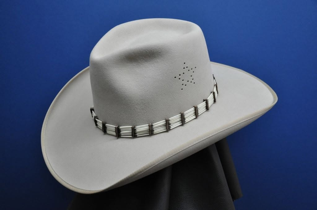 Ivory Horizon Beaded Cowboy Hat