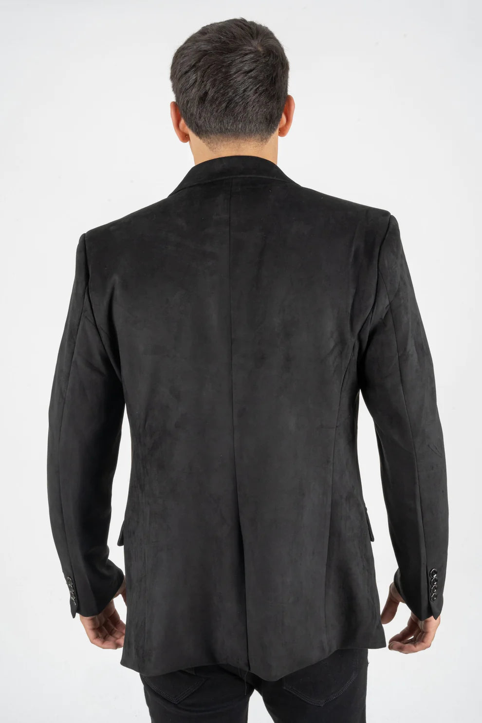 PLATINI BLACK GAMUZA SUEDE BLAZER
