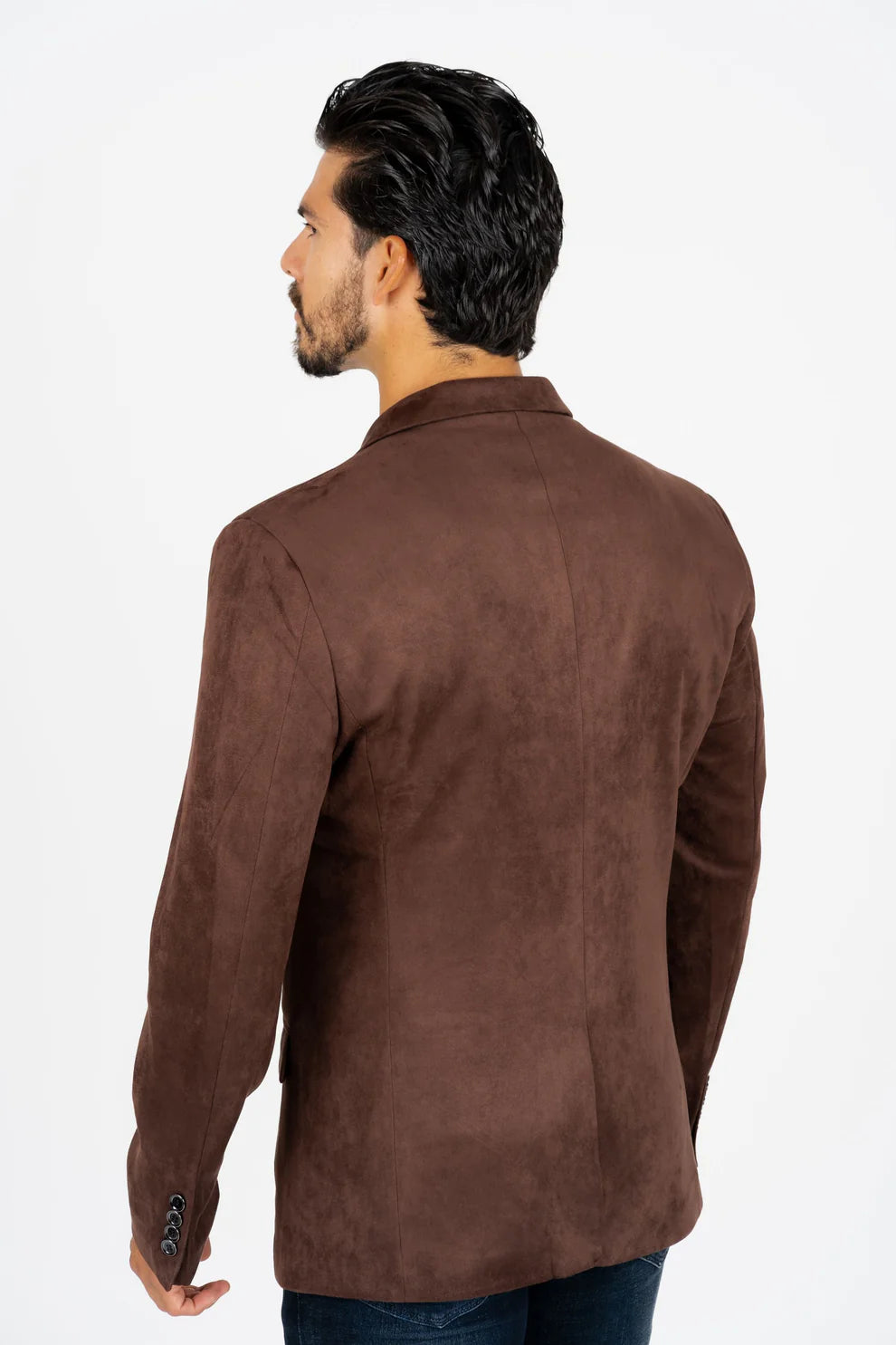 PLATINI CHOCOLATE BROWN GAMUZA SUEDE BLAZER