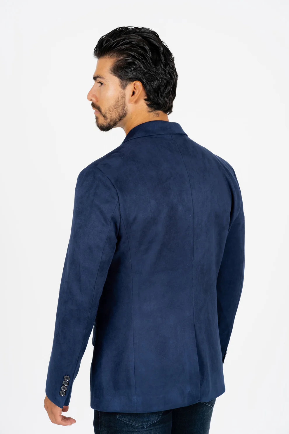 PLATINI NAVY GAMUZA SUEDE BLAZER