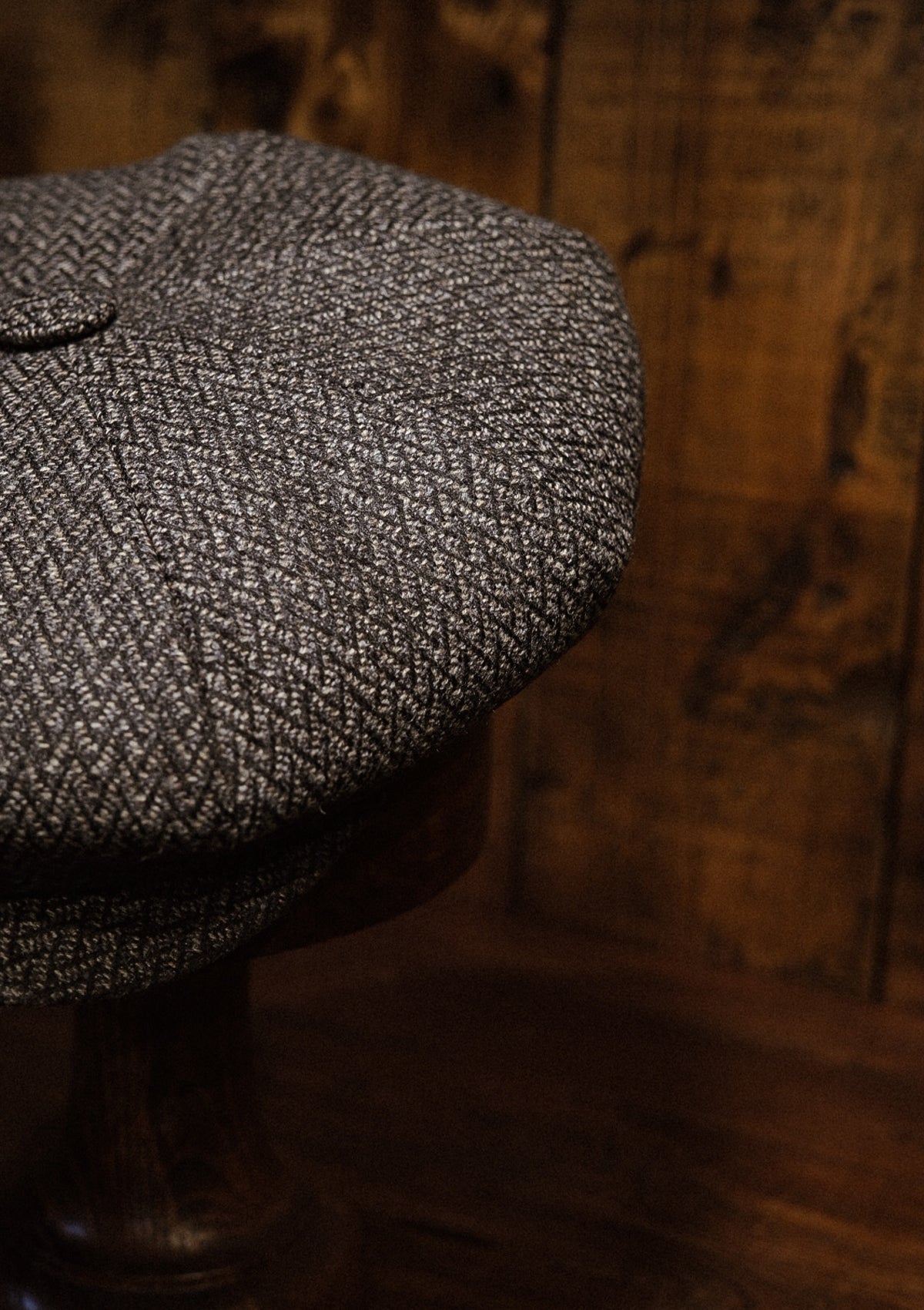 Grafton Baker Boy - (Wide Width) Lightweight Italian Wool - Grey