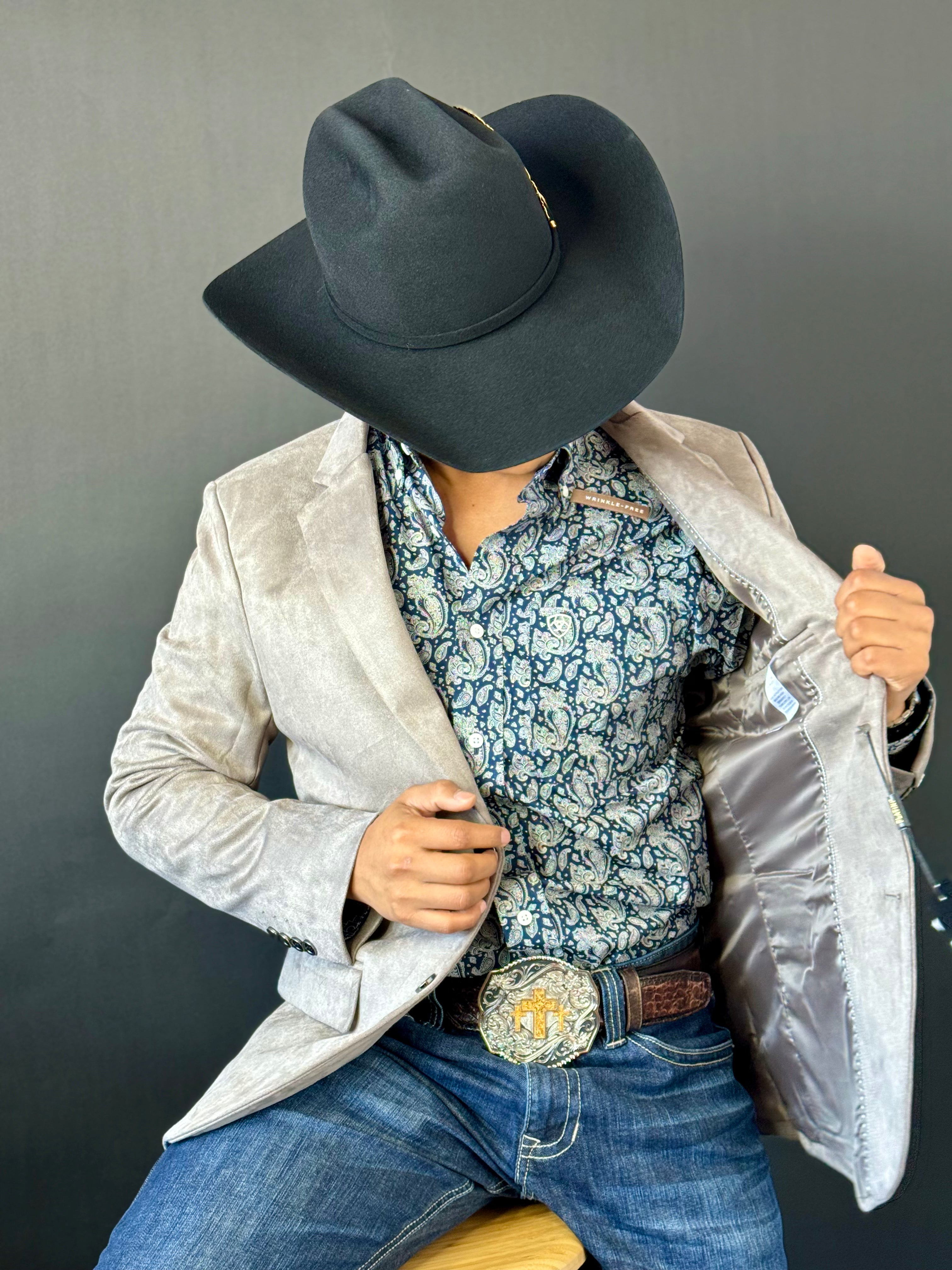 PLATINI MINK GAMUZA SUEDE BLAZER