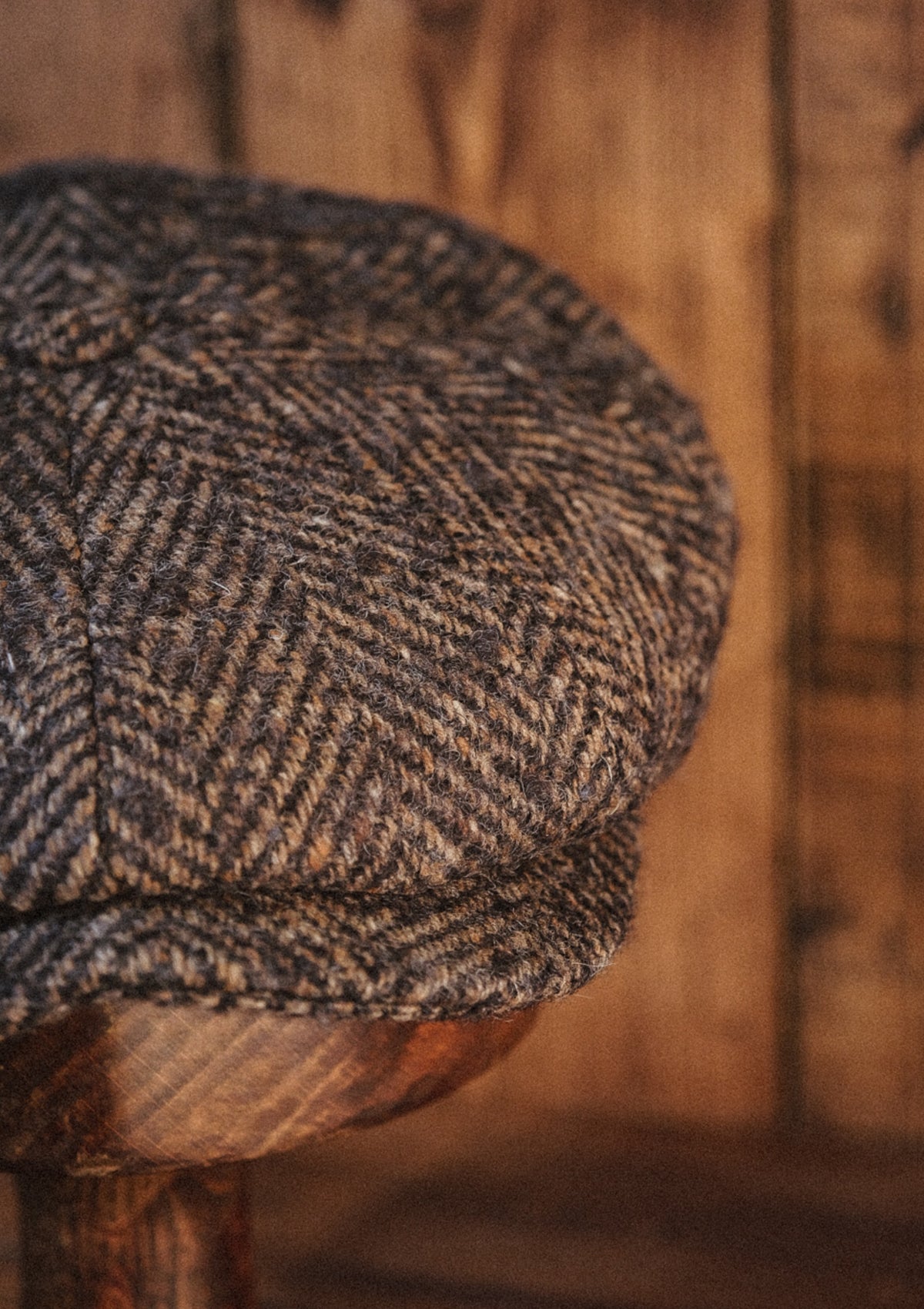 Newman Baker Boy - (Mid-Width) Walnut Herringbone