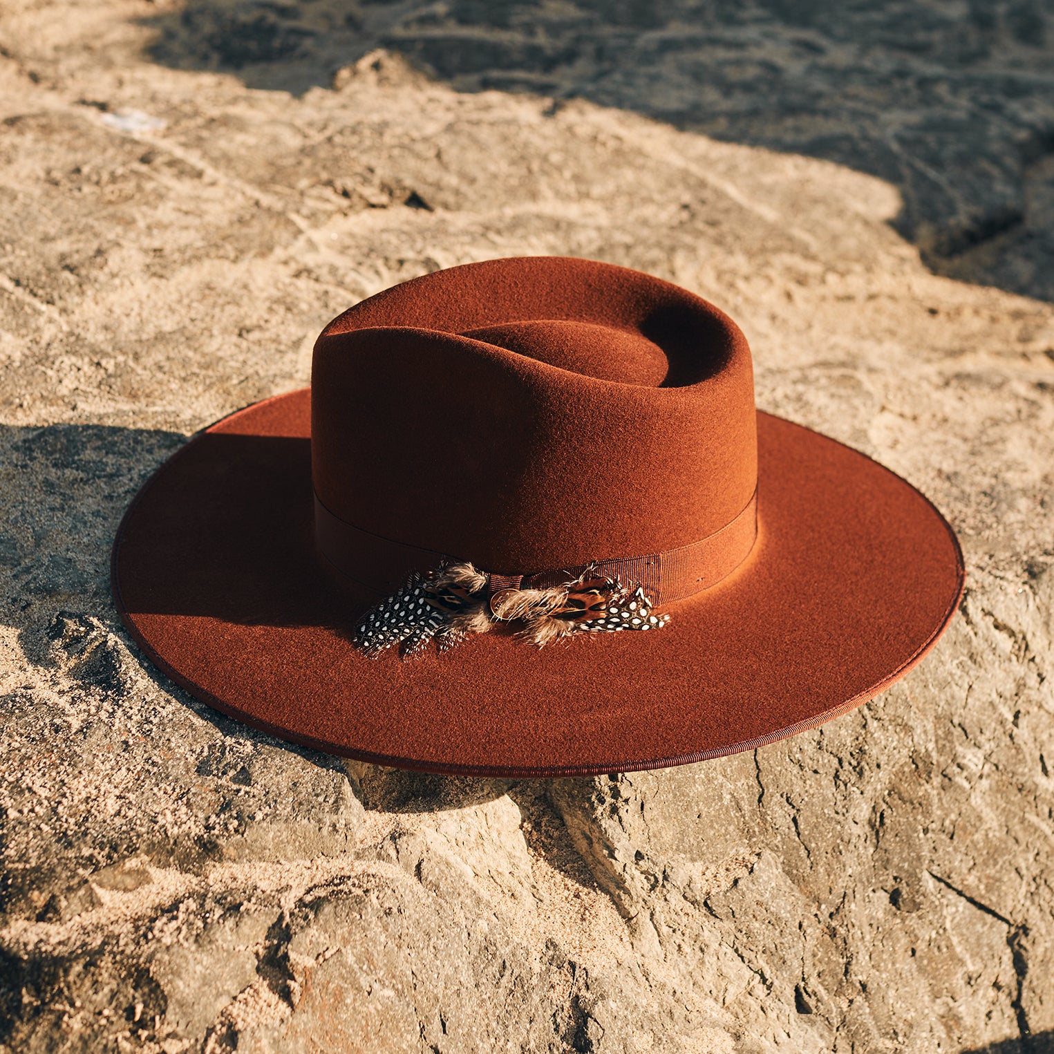 MIDTOWN WIDE FLAT BRIM HAT
