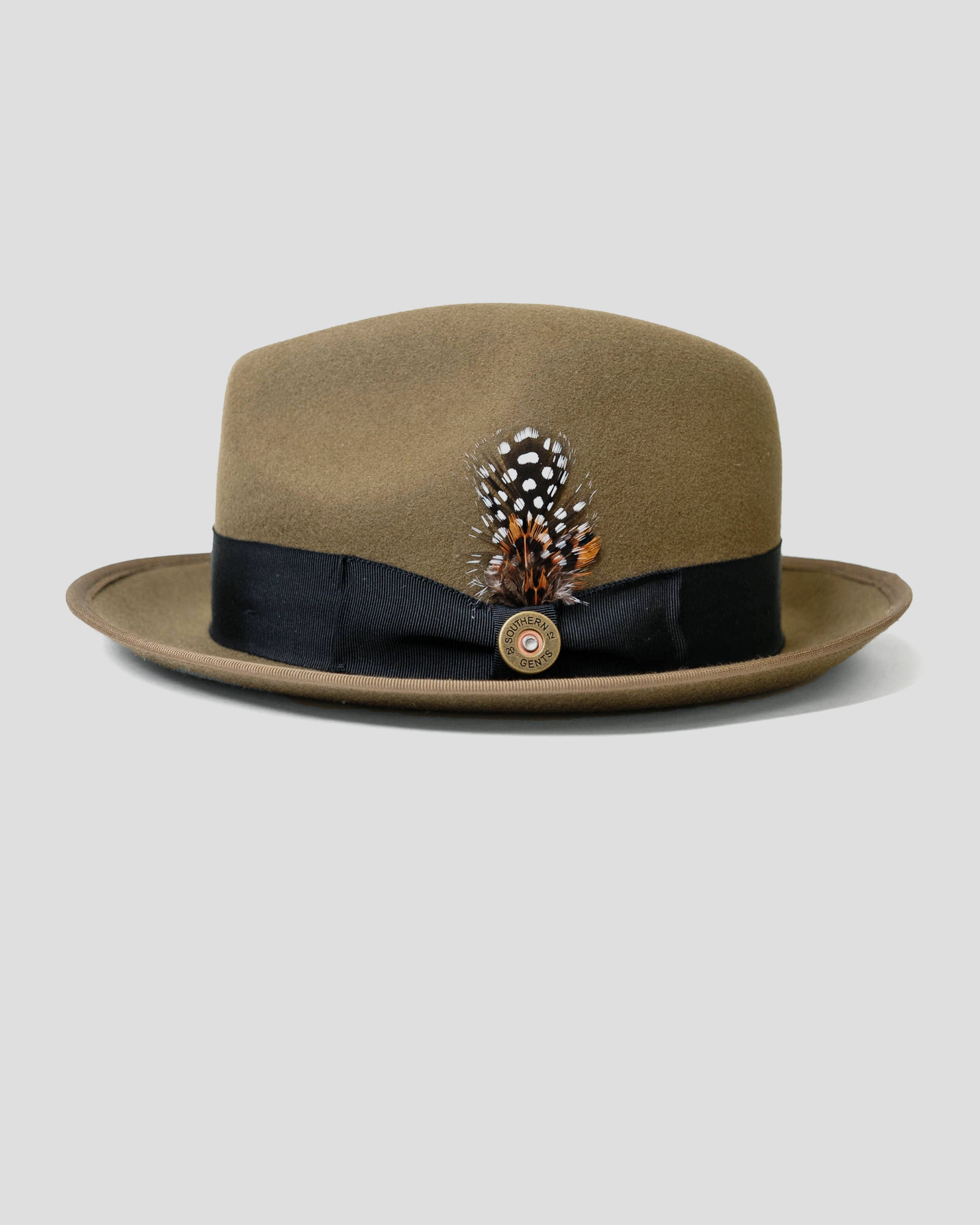 Trilby Fedora Hat – Dark Olive