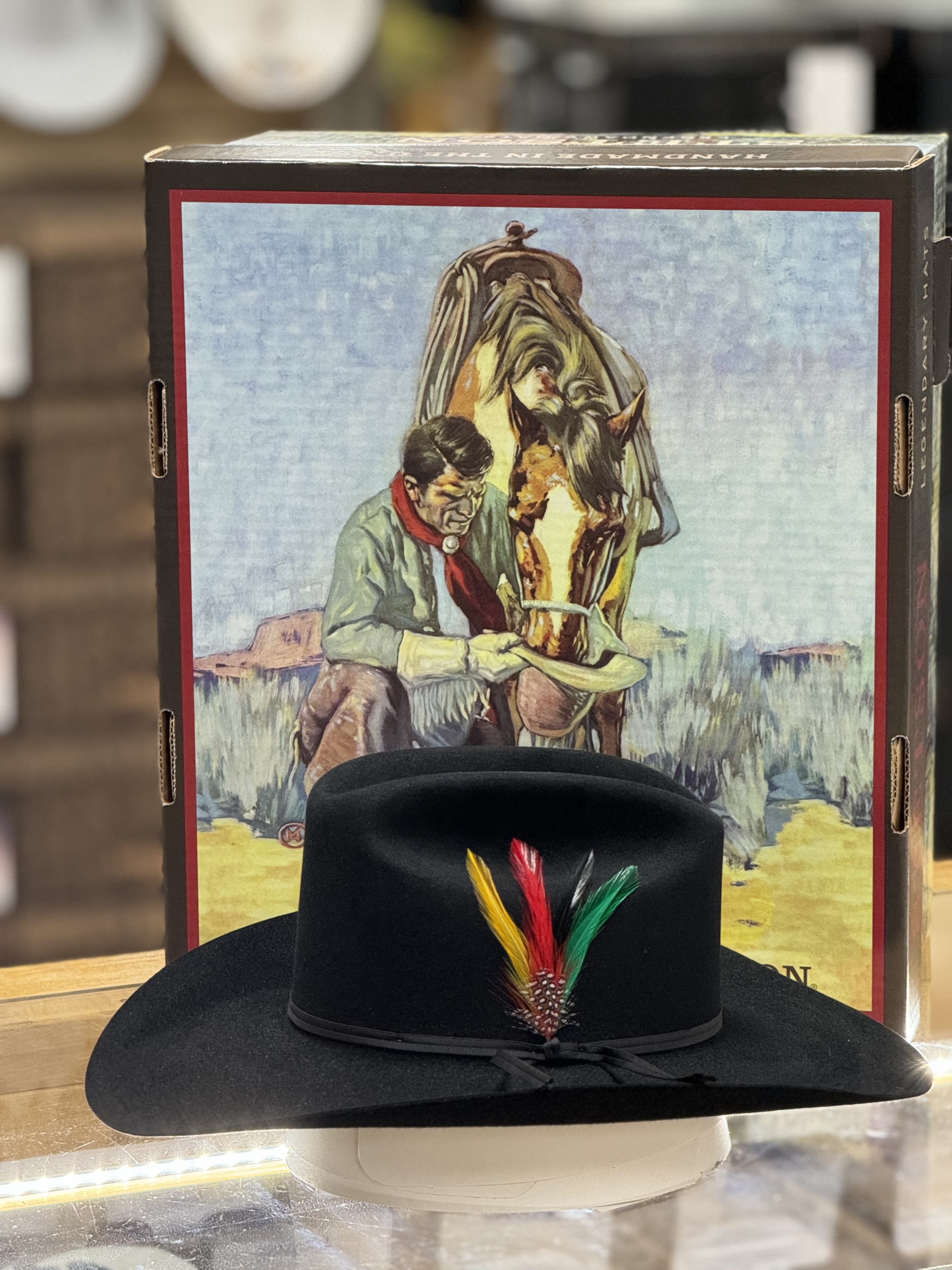 Spartan 10x Black Cowboy Hat