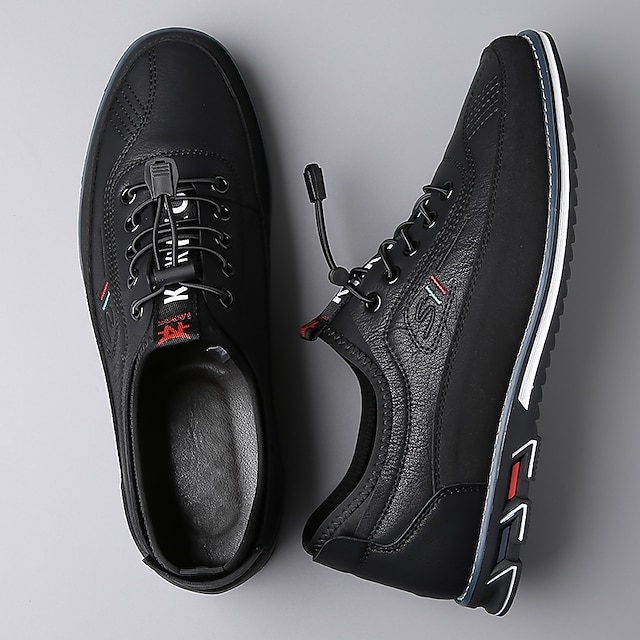 Men's Brown Casual Sneakers with Lace-Up Design – Comfortable Non-Slip Walking Shoes for Daily Outdoor Activities