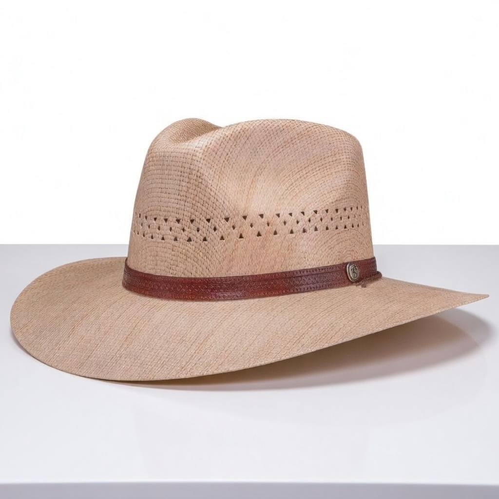 Barnett | Mens Wide Brim Firm Straw Sun Hat