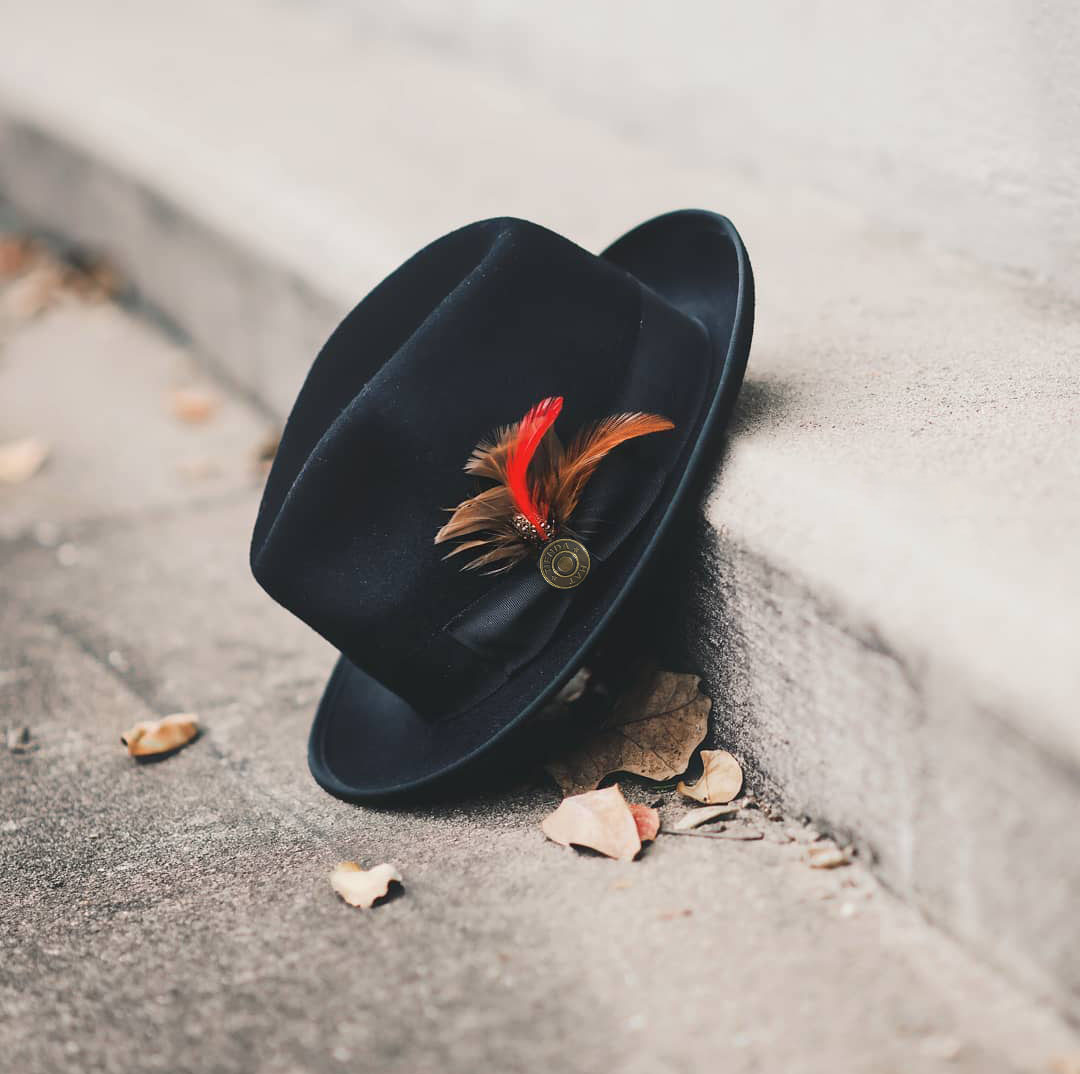 Bikary Fedora – Black [Fast shipping and box packing]