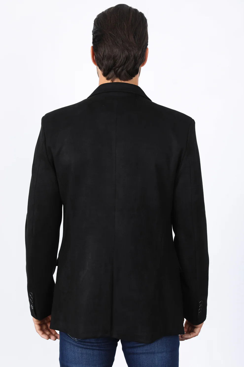 PLATINI BLACK GAMUZA SUEDE BLAZER